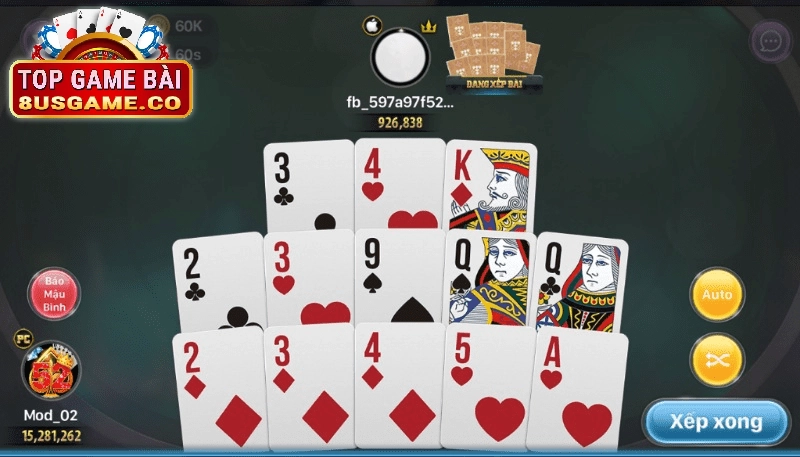 Luật cách chơi mậu binh cơ bản tại cổng game 8US