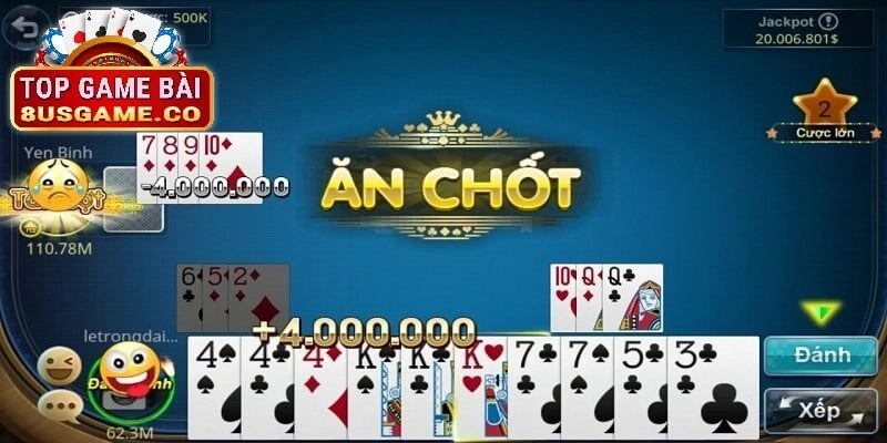 Luật chơi Phỏm cơ bản tại game bài 8US người chơi cần nắm vững