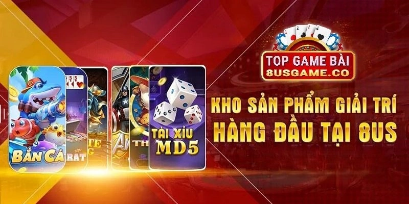 8US game sở hữu kho sản phẩm với vô vàn thể loại trò chơi khác nhau 
