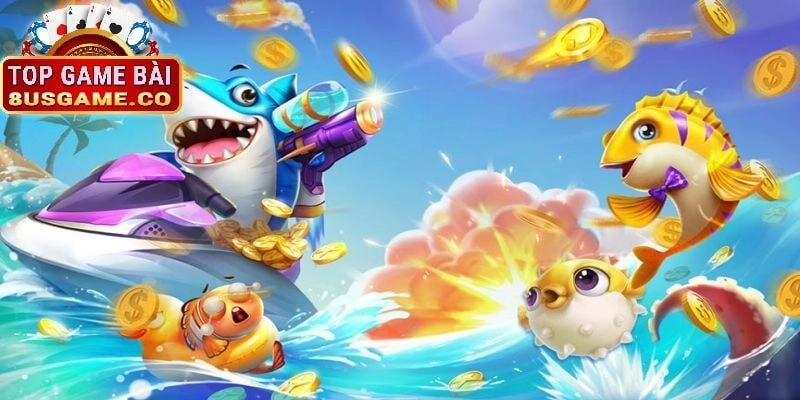 Tựa game bắn cá tại cổng game 8US được người chơi quan tâm bởi đồ hoạ sinh động 